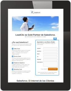 Landing Pages Ej- Marketing con Salesforce de LeadClic Solutions